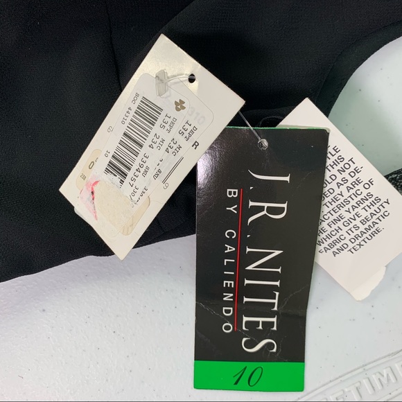 NWT Jr Nites By Caliendo Black Jumpsuit Sz10 - Picture 7 of 8